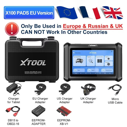 XTOOL X100 PADS Key Programming Tool Immobilizer All Key Lost Full