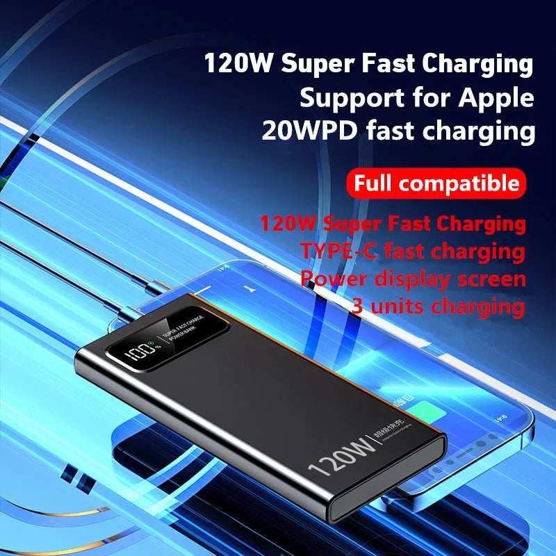 Xiaomi 120W Power BankSuper Fast Charging 200000mAh Ultralarge