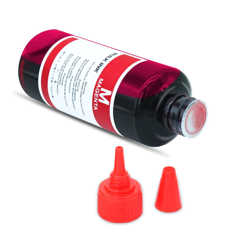 100ml Universal Refill Dye Ink Kit Compatible for HP Canon Lexmark