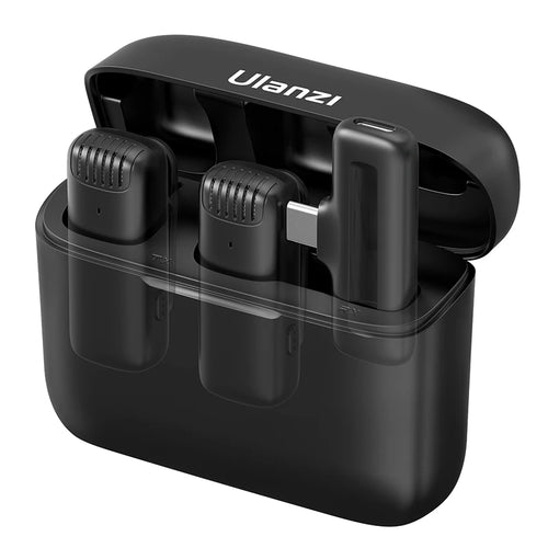 Ulanzi J12 Wireless Lavalier Microphone System Audio Video Recording