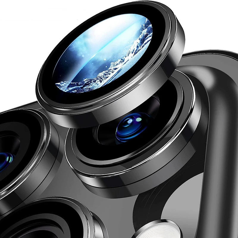 1 Set Metal Camera Protector for iPhone 15 16 Pro Max 14 Plus 13 Alloy
