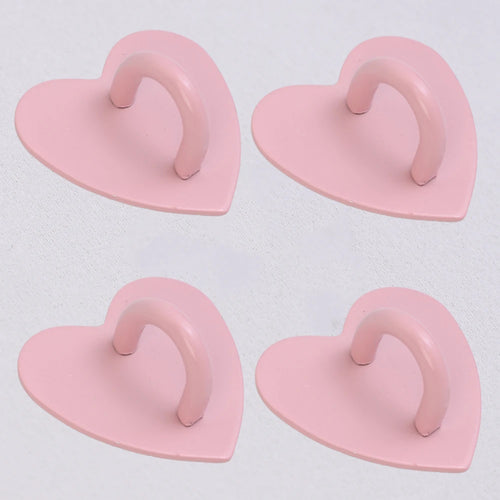 Kawaii Adhesive Metal Heart Phone Charm Holder Mobile Phone Case