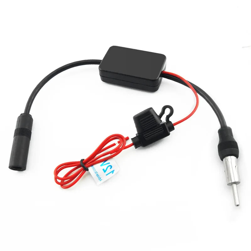 12V Car Radio Antenna FM/AM Radio Signal Amplifier Booster Car Antenna