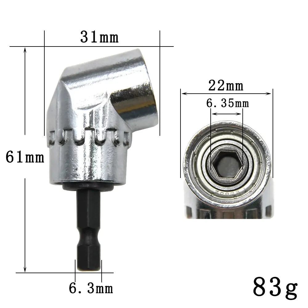 105 Degree Turning Screwdriver Joint Electric Drill Corner Attachment