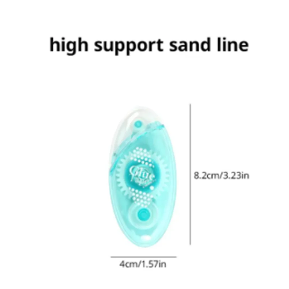 1/3Pcs Mini Glue With Dot Glue Classic Transparent Sided Tape Roller