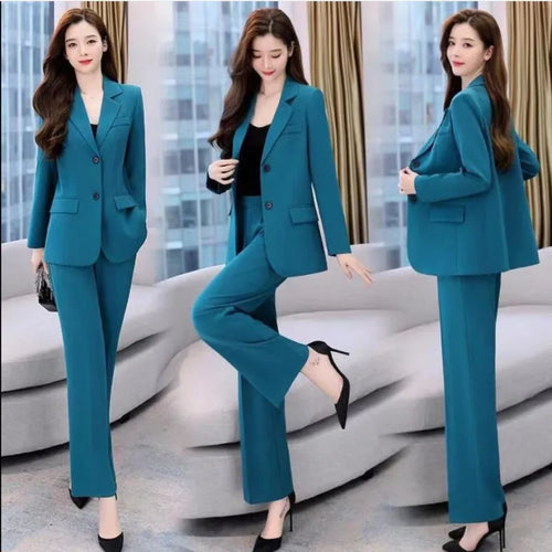 Women's Fashion Professional Suit Korean Elegant Spring Autumn New