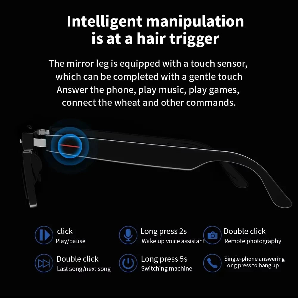Xiaomi E13 Bluetooth Smart Glasses With Automatic Adjustment AI Voice
