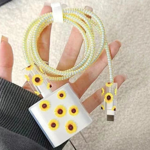 3D Gradient Color Soft Silicone Charger Case for Iphone 14 13 Pro 18w