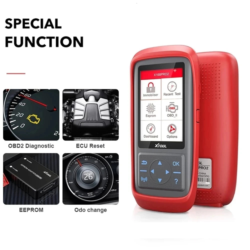 XTOOL X100Pro2 Professional Car Key Programming Tools With Eeprom