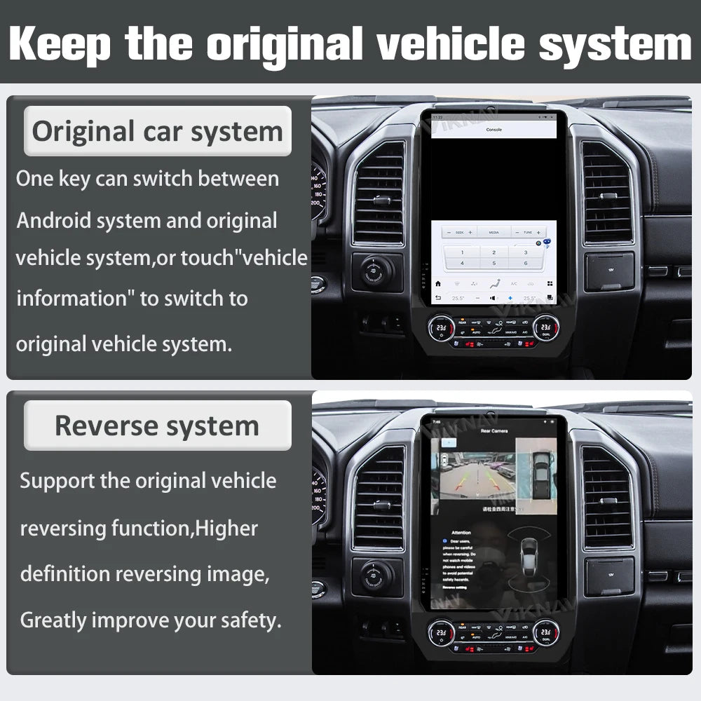 14.5inch Touch Screen Car Radio For Ford Expedition 2016 - 2022