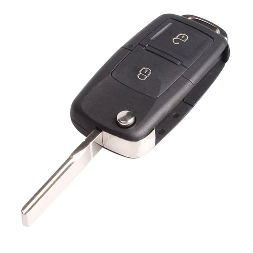 Modified 3 Buttons Remote Flip Folding Car Key Shell Case For VW Golf