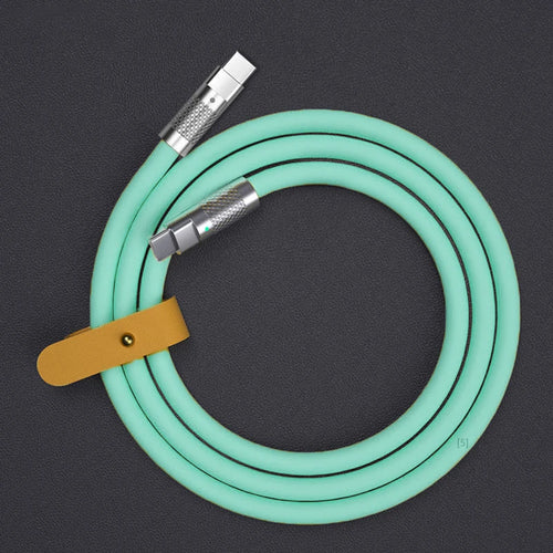 120w 6a Super Fast Charge PD Type C Liquid Silicone Cable Quick Charge