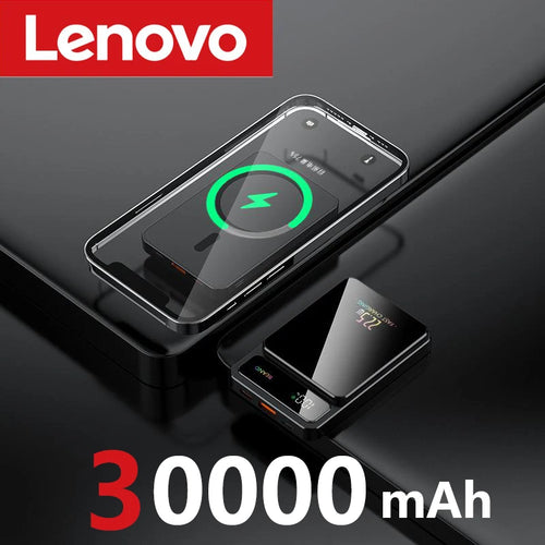 Lenovo 50000mAh Magnetic Wireless Charger Power Bank Portable External