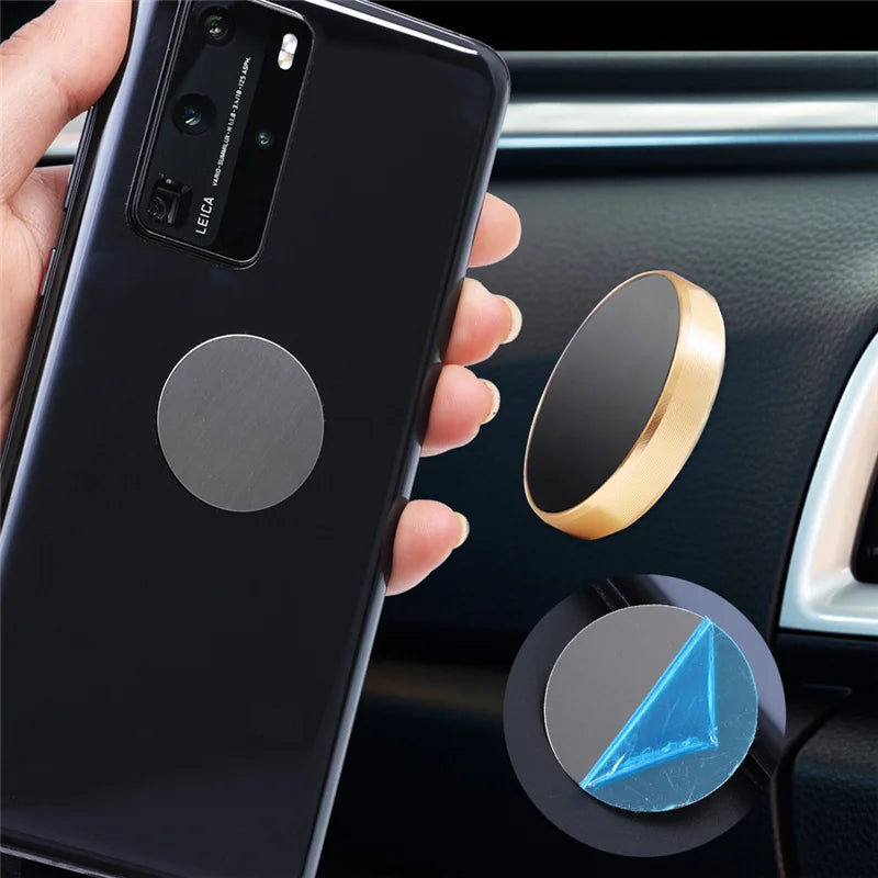 1-20Pcs Magnetic Metal Plate For Magnetic Car Phone Holder Universal