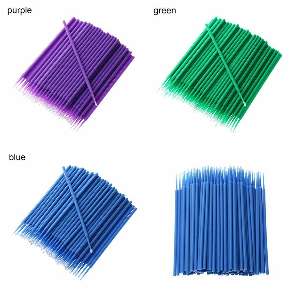 100pcs Paint Brushes Paint Touch-up Dentistry Pen Car Applicator Stick