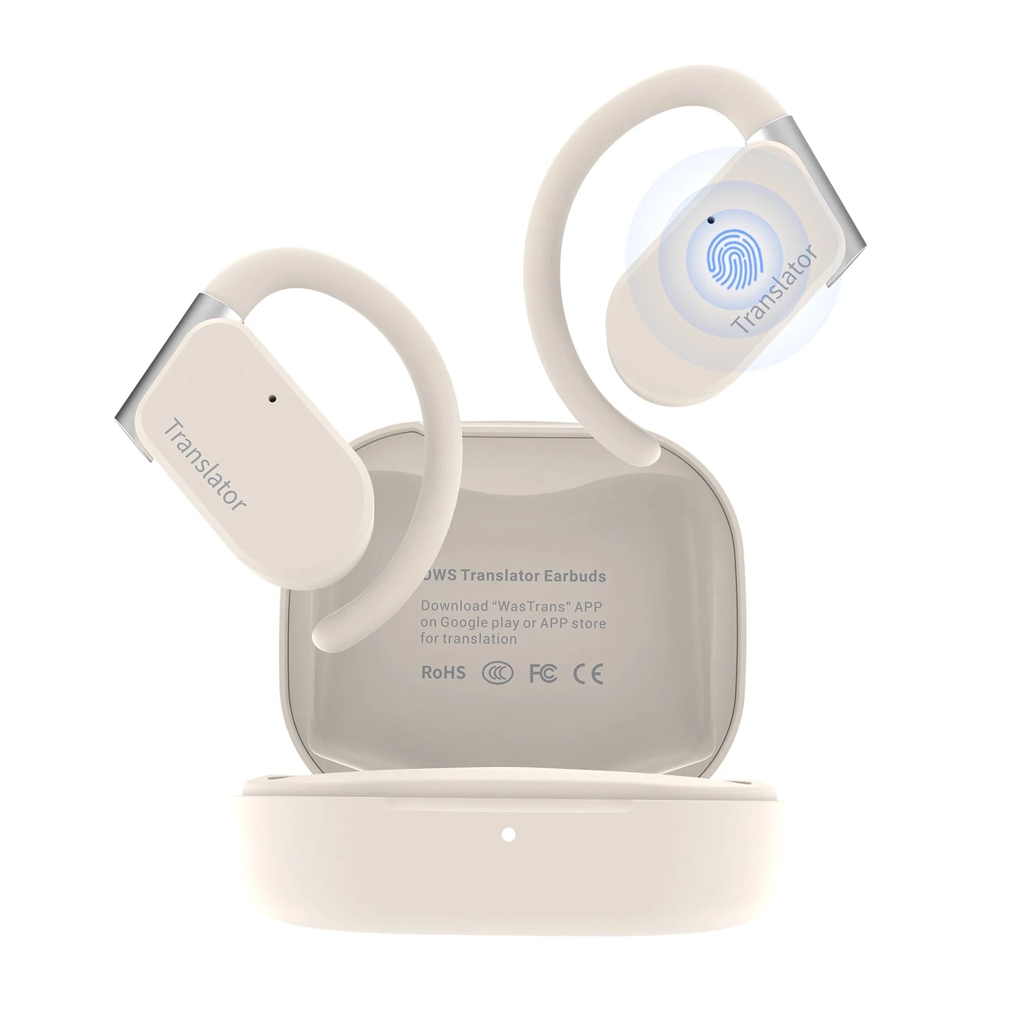 Wooask M9 Translator Earbuds, Two-Way Real Time Translator Headsets