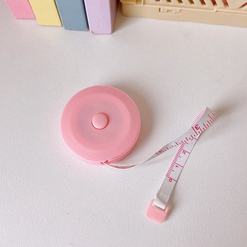 150 cm Cute Mini Soft Tape, Automatic Shrinking Tape Measure, Material