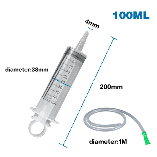 1 Set Car Oil Pump Extractor Oil Pump with Scale Reusable for