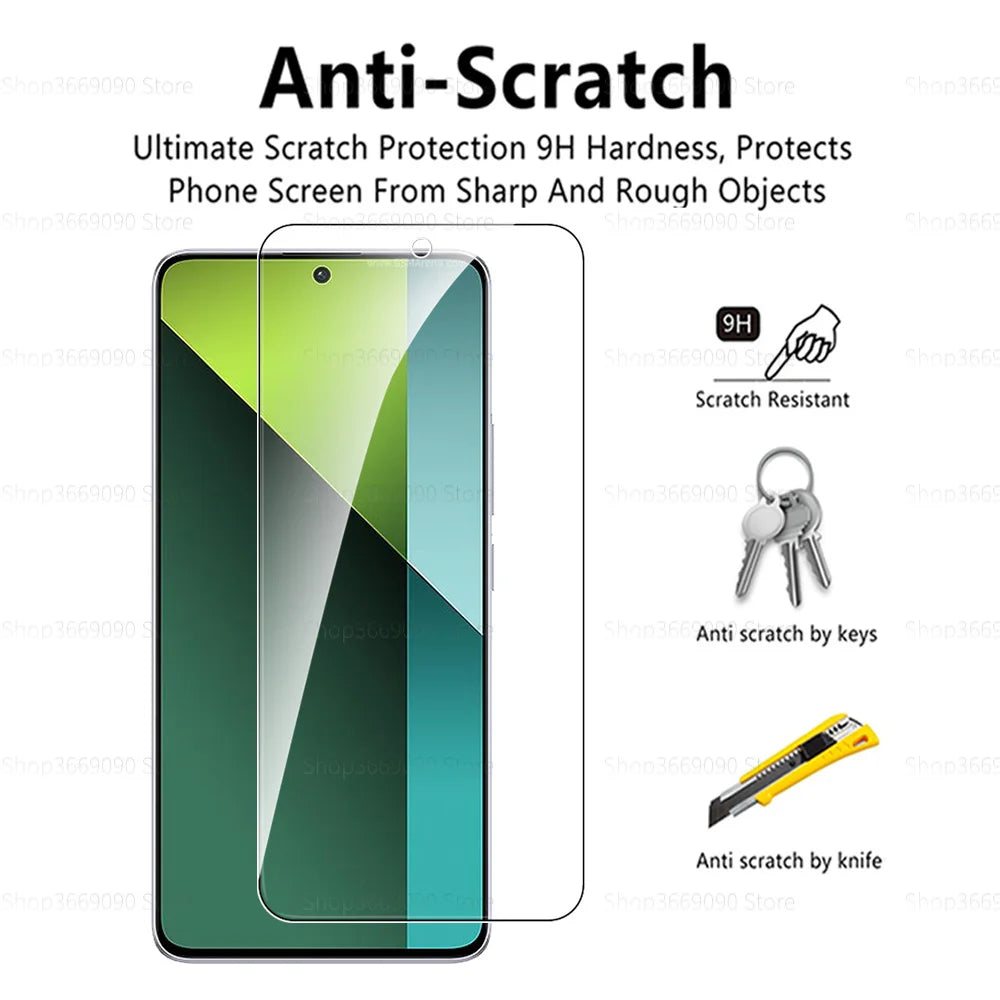 1-4Pcs Protective Glass For Xiaomi Redmi Note 13 Pro Screen Protector
