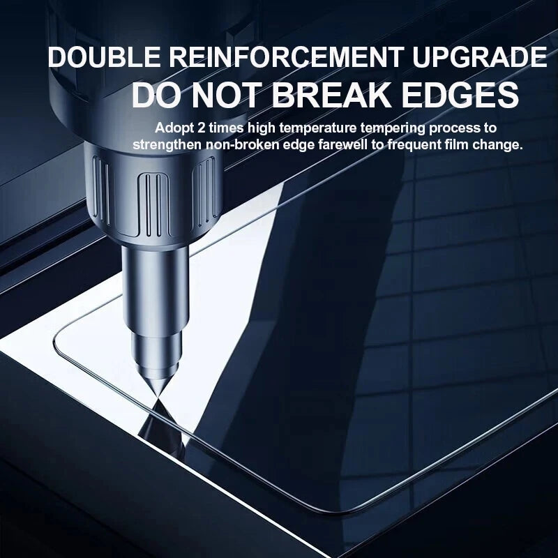 3PCS Tempered Glass For iPhone 15 Pro Max 14 13 12 Anti Scratch Screen