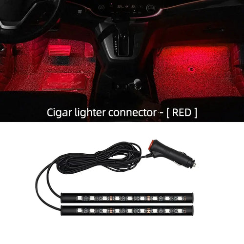 Car Neon Light Foot Light LED Interior Decoration Backlight Cigarette