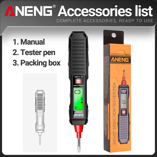 ANENG VD807 Digital Voltage Detectors Electric Tester Pen AC 24-300V