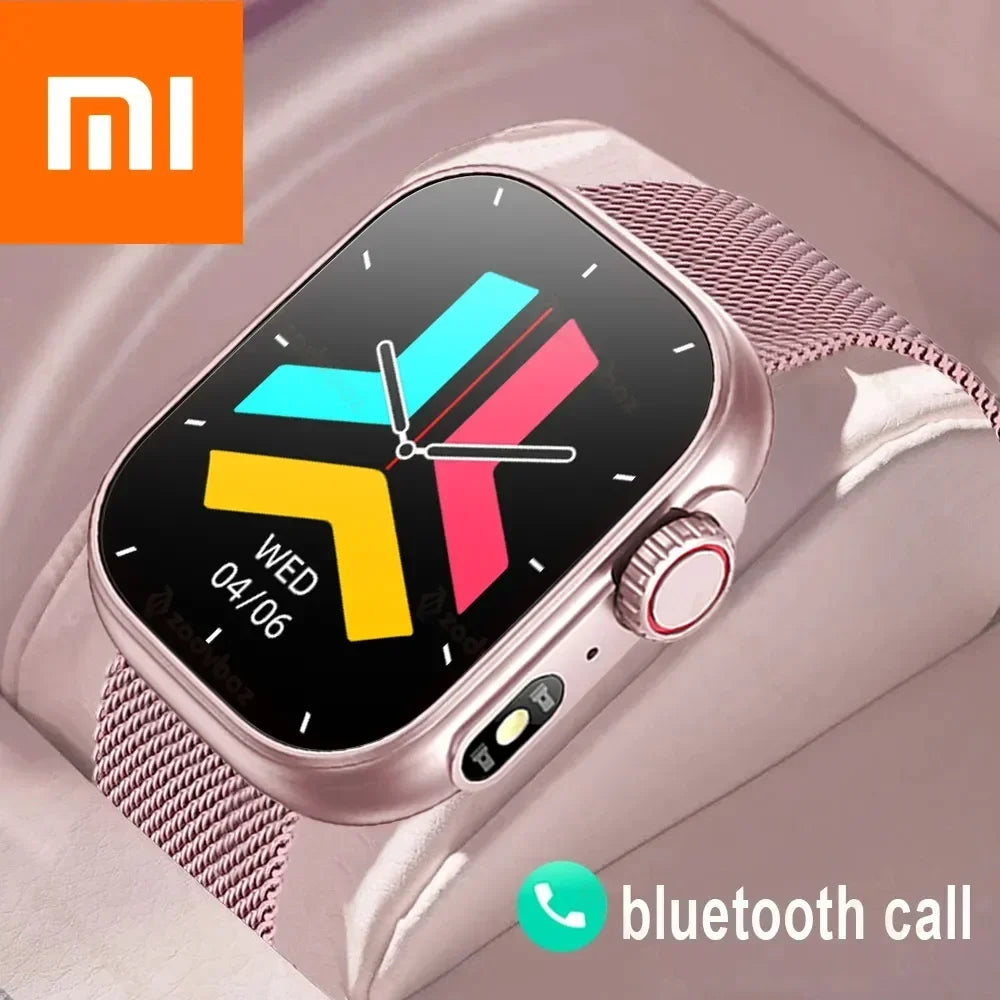 Xiaomi Call Smart Watch Women Custom Dial Smartwatch Waterproof Body