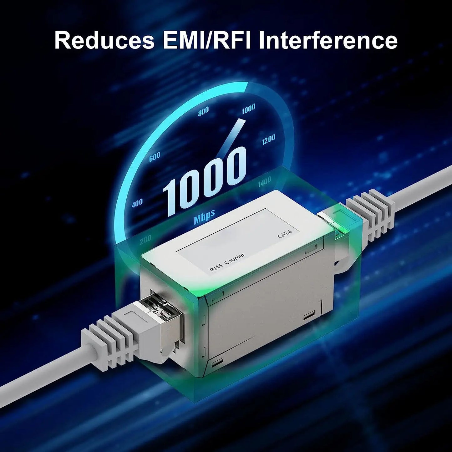 ZOERAX RJ45 Coupler Ethernet Extender 10Gbps, Cat7 Ethernet Coupler