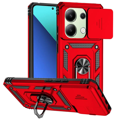 Shockproof Armor Funda For Xiaomi Redmi Note 13 Pro 5G 4G Slide Lens