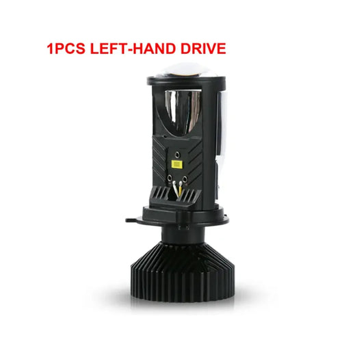 Y6D H4 LED Projector Headlight Bulbs Bi LED Lens Projector with Fan H4