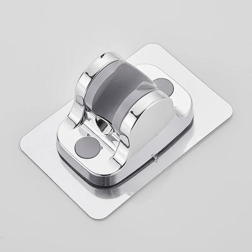 Support mural réglable pour pommeau de douche, ventouse noire,