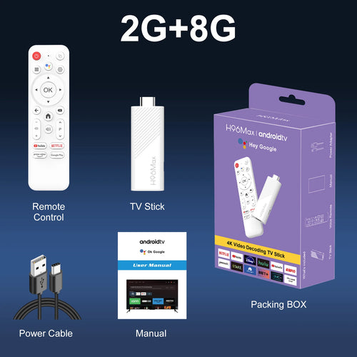 2024 H96 MAX H313 TV Stick Android 14 2GB 16GB 8GB Dual Wifi6 BT5.0 4K