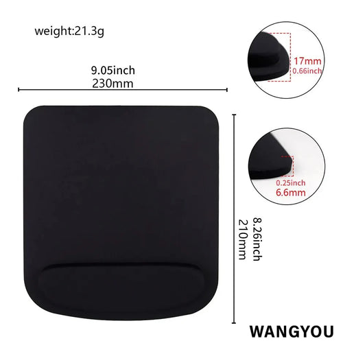 EVA Foam Wrist Mouse Pad Simple Solid Color Comfortable Thick Sponge