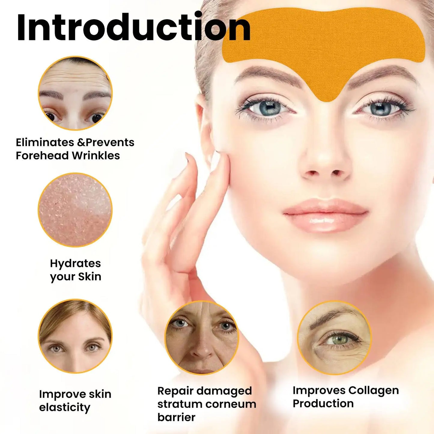 【Hot sales】10pcsWrinkle Patch Face Wrinkle Patch Lift Face Firming