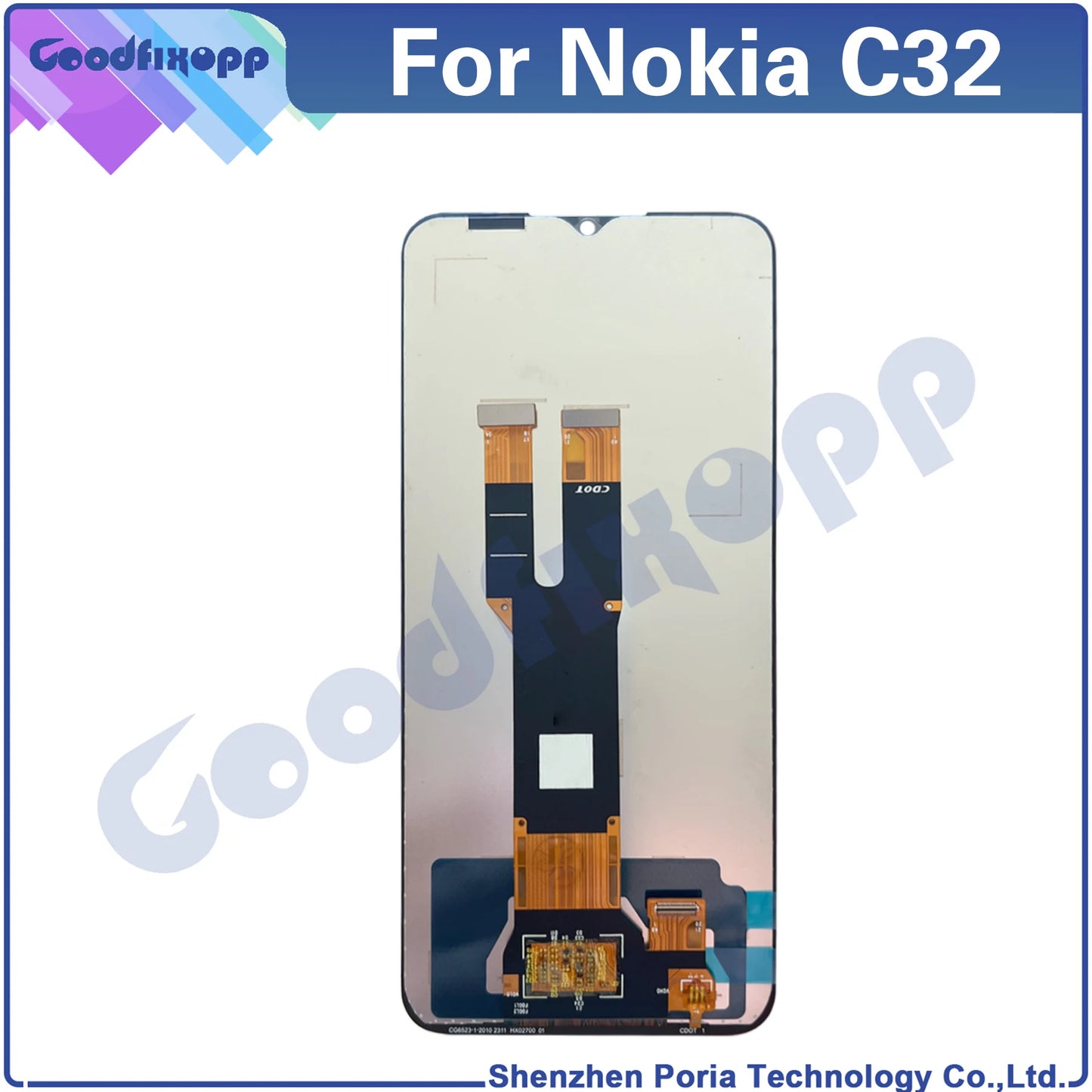For Nokia C32 LCD Display Touch Screen Digitizer Assembly Repair Parts