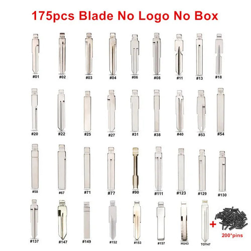 175pcs Car key Blank Remote KD Key Blade for KD900/KD-X2 KD VVDI