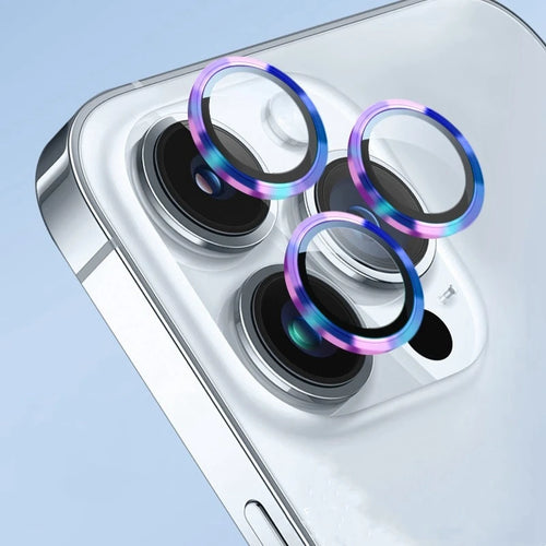 1 Set Metal Camera Protector for iPhone 15 16 Pro Max 14 Plus 13 Alloy