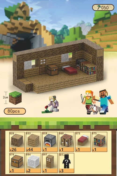 192PCS Magnetic Building Blocks Mine Magnet World Set Toys STEM