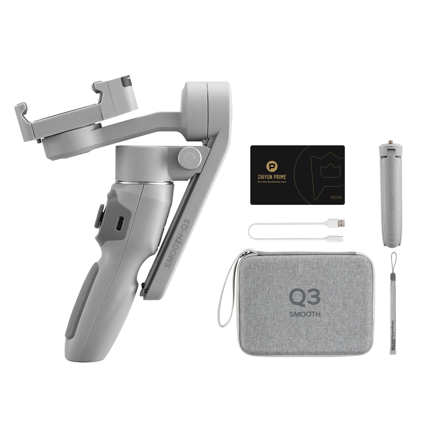 Zhiyun Official Smooth Q3 Phone Gimbal 3-axis Smartphones Handheld