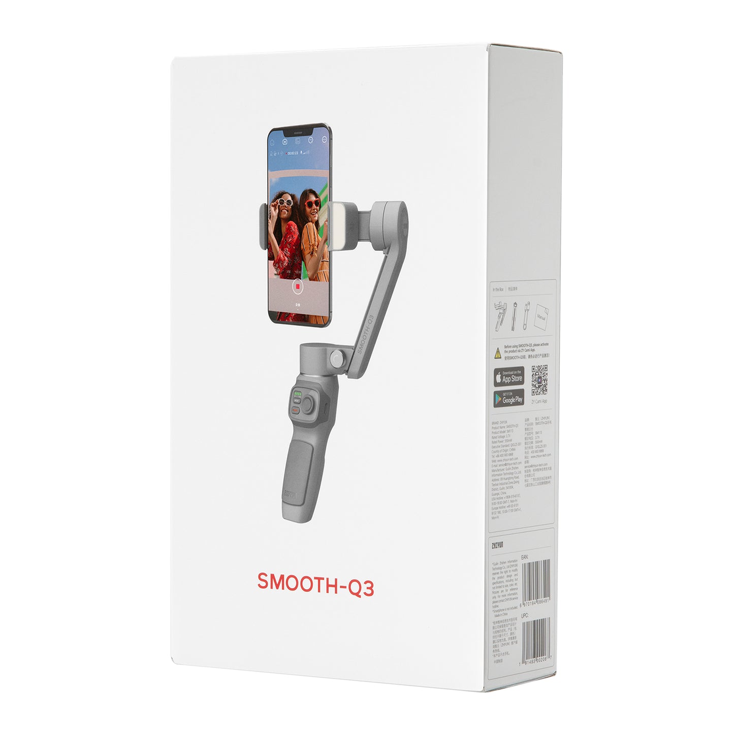 Zhiyun Official Smooth Q3 Phone Gimbal 3-axis Smartphones Handheld