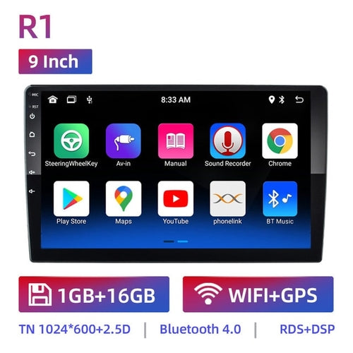 2 Din Android 11 Car Radio Autoradio 7 9 10 Inch Universal Wifi Gps