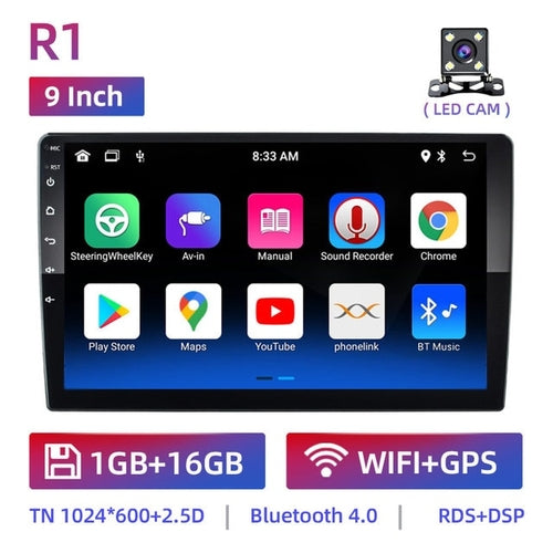 2 Din Android 11 Car Radio Autoradio 7 9 10 Inch Universal Wifi Gps