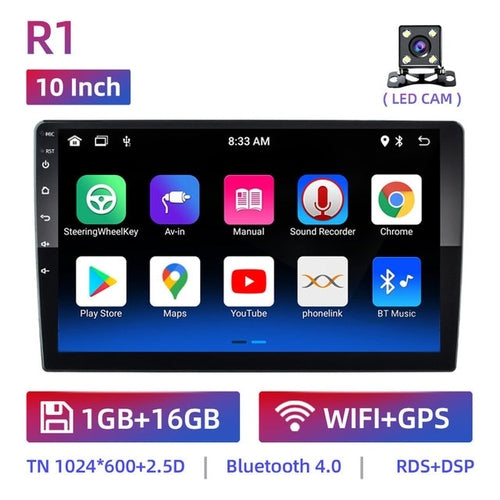 2 Din Android 11 Car Radio Autoradio 7 9 10 Inch Universal Wifi Gps