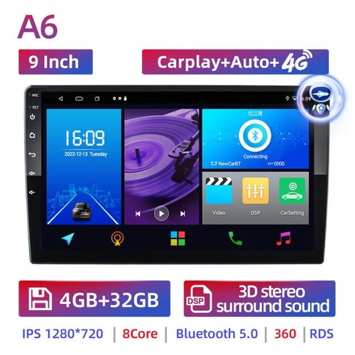 2 Din Android 11 Car Radio Autoradio 7 9 10 Inch Universal Wifi Gps
