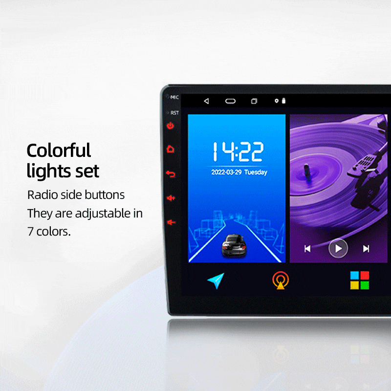 2 Din Android 11 Car Radio Autoradio 7 9 10 Inch Universal Wifi Gps