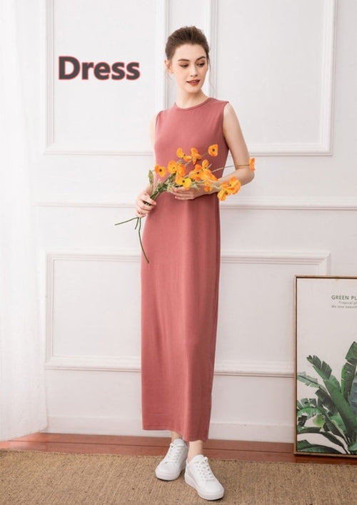 2023 Spring Summer Woman Cardigan And Long Dress Nature Fiber Brand