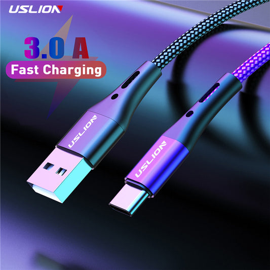 3a Usb Type C Cable Wire For Samsung S10 S20 Xiaomi Mi 11 Mobile Phone
