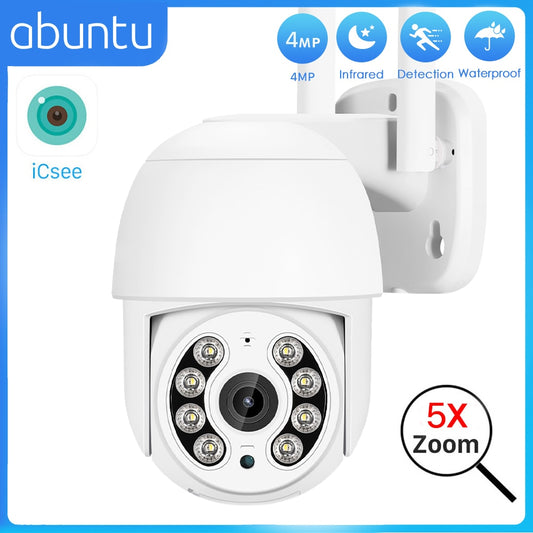 4mp Hd Wifi Ip Camera Outdoor Security Color Night Vision 2mp Wireless