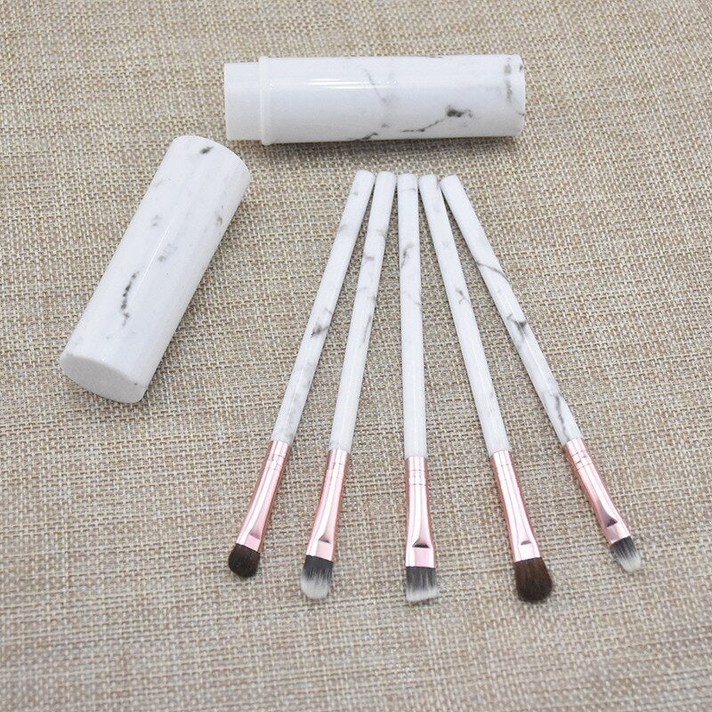 5pcs Pony Hair Makeup Brush Tool Set Makeup Powder Eyeshadow