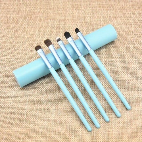 5pcs Pony Hair Makeup Brush Tool Set Makeup Powder Eyeshadow